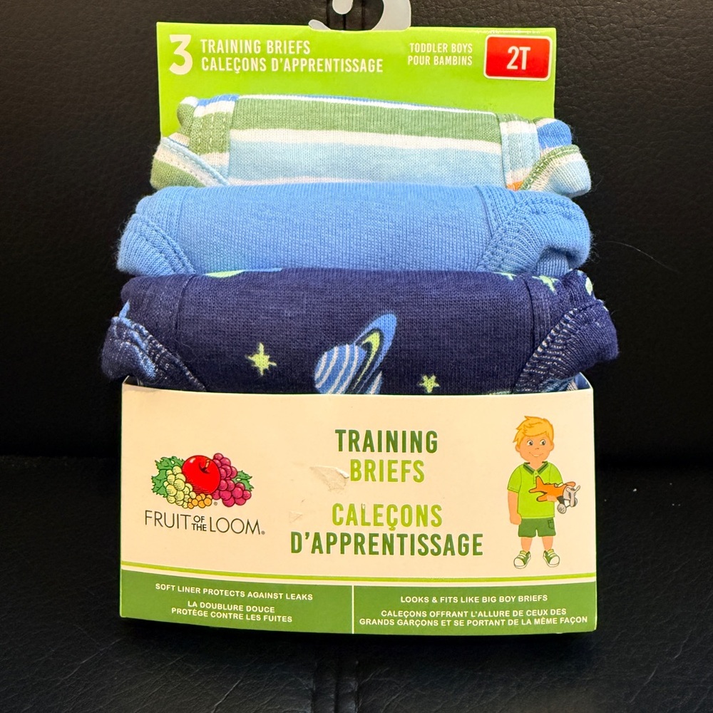 Fruit of the Loom Toddler Boys Training Briefs 2T